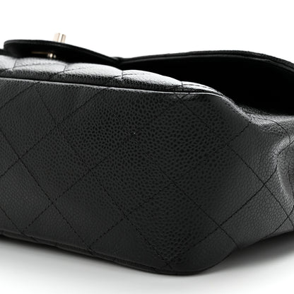 Chanel Caviar Quilted Jumbo Single Flap Black 10 of 10