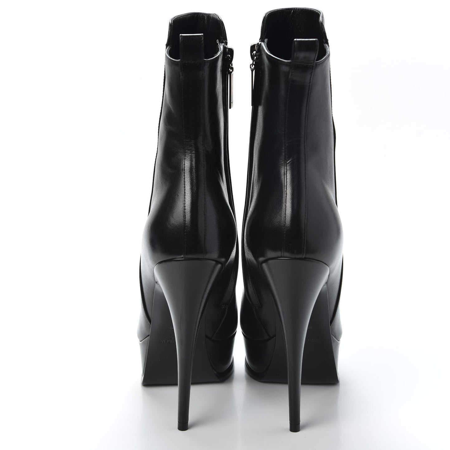 Nappa Tribute Platform Ankle Boots 38.5 Black
