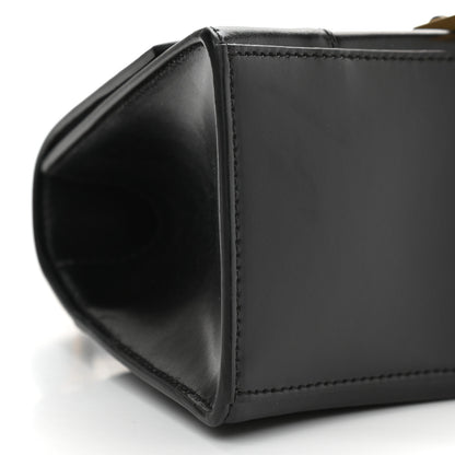 Balenciaga Shiny Box Calfskin Small Hourglass Top Handle Bag Black 9 of 12