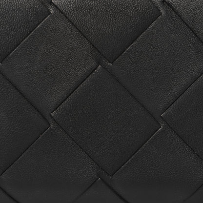 Bottega Veneta Nappa Maxi Intrecciato Zip Around Wallet Black 7 of 9
