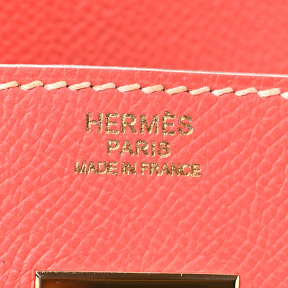 Hermes Epsom Candy Birkin 30 Rose Jaipur Gold 6 of 10