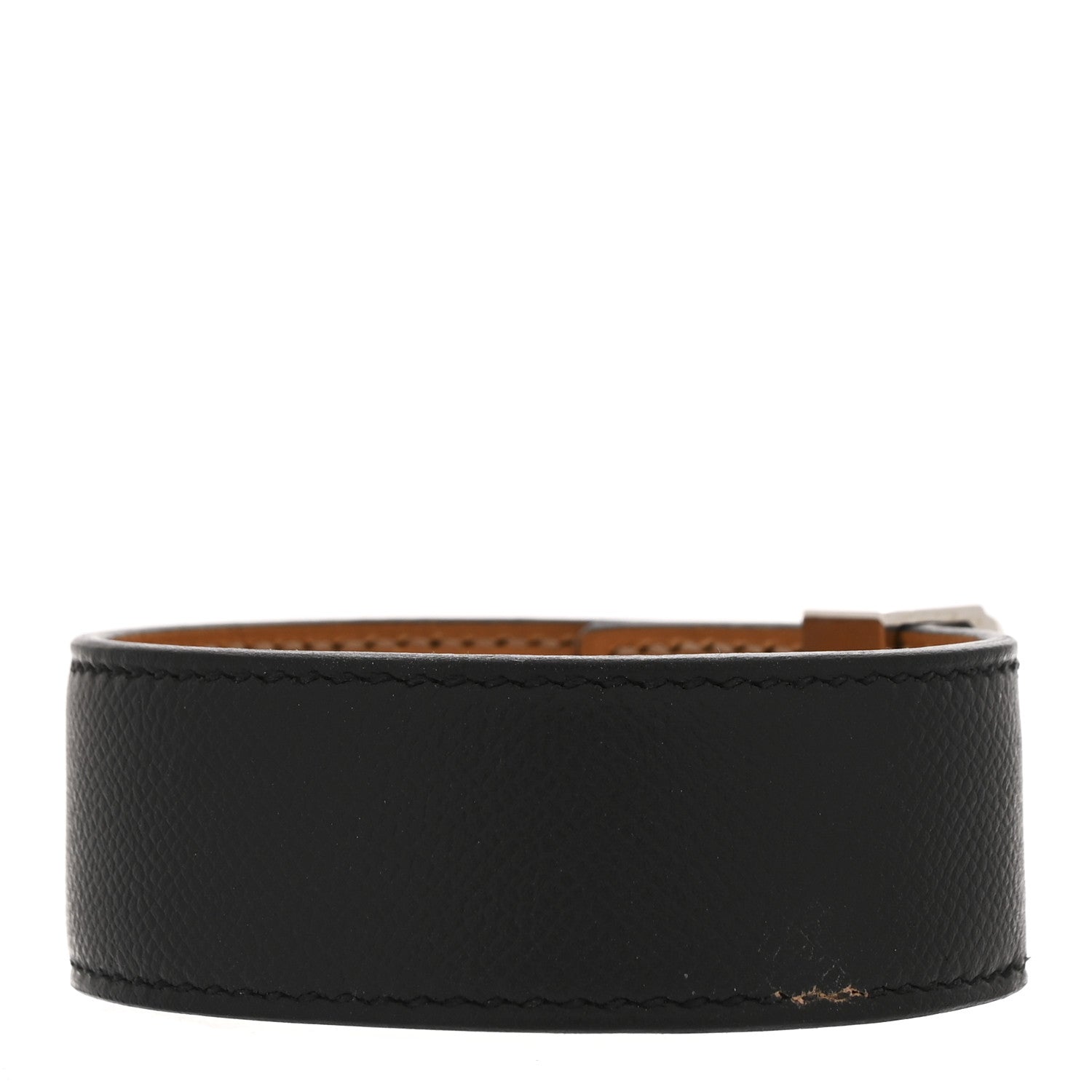 Hermes Madame Calfskin Collier De Chien CDC 24 Bracelet T3 Black 3 of 7