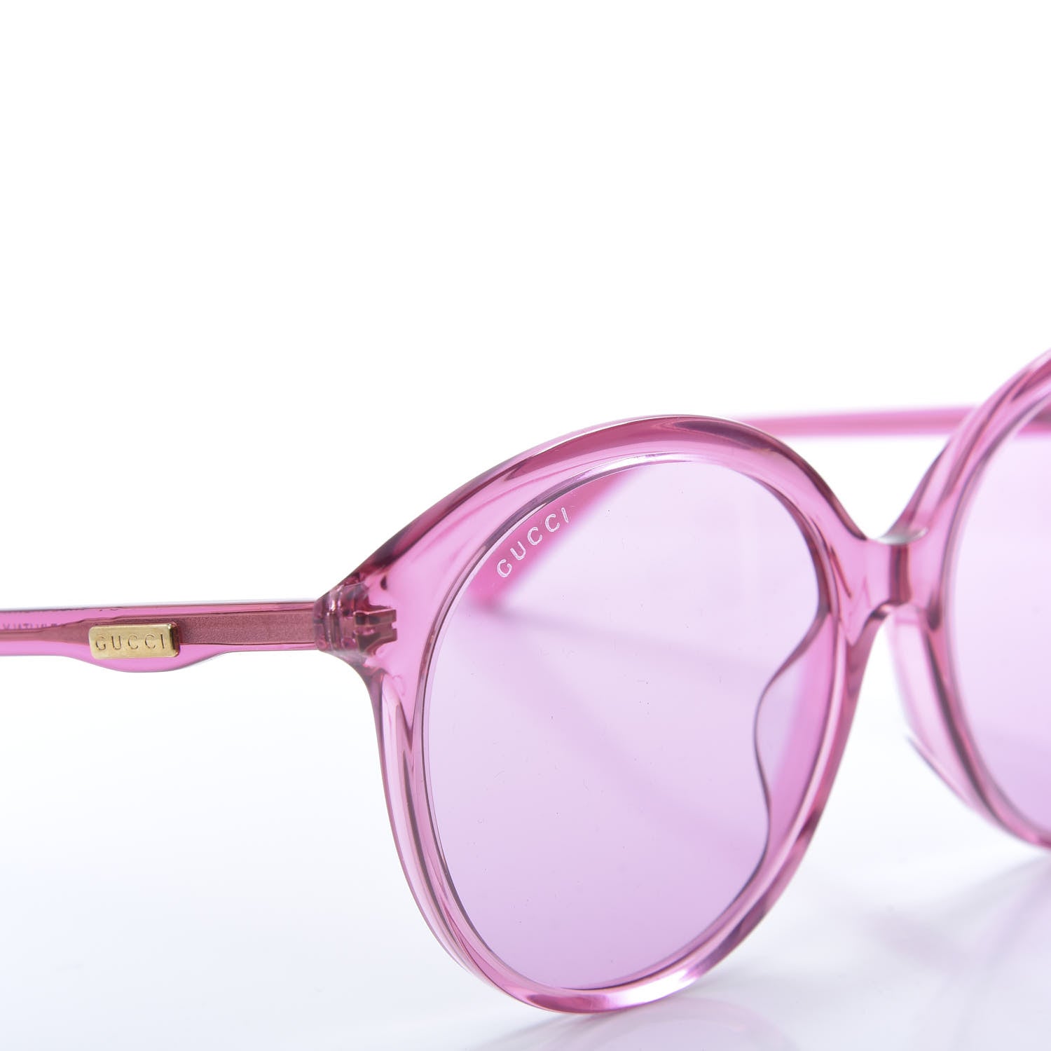 Gucci Acetate GG Sunglasses GG0257S Pink 7 of 8