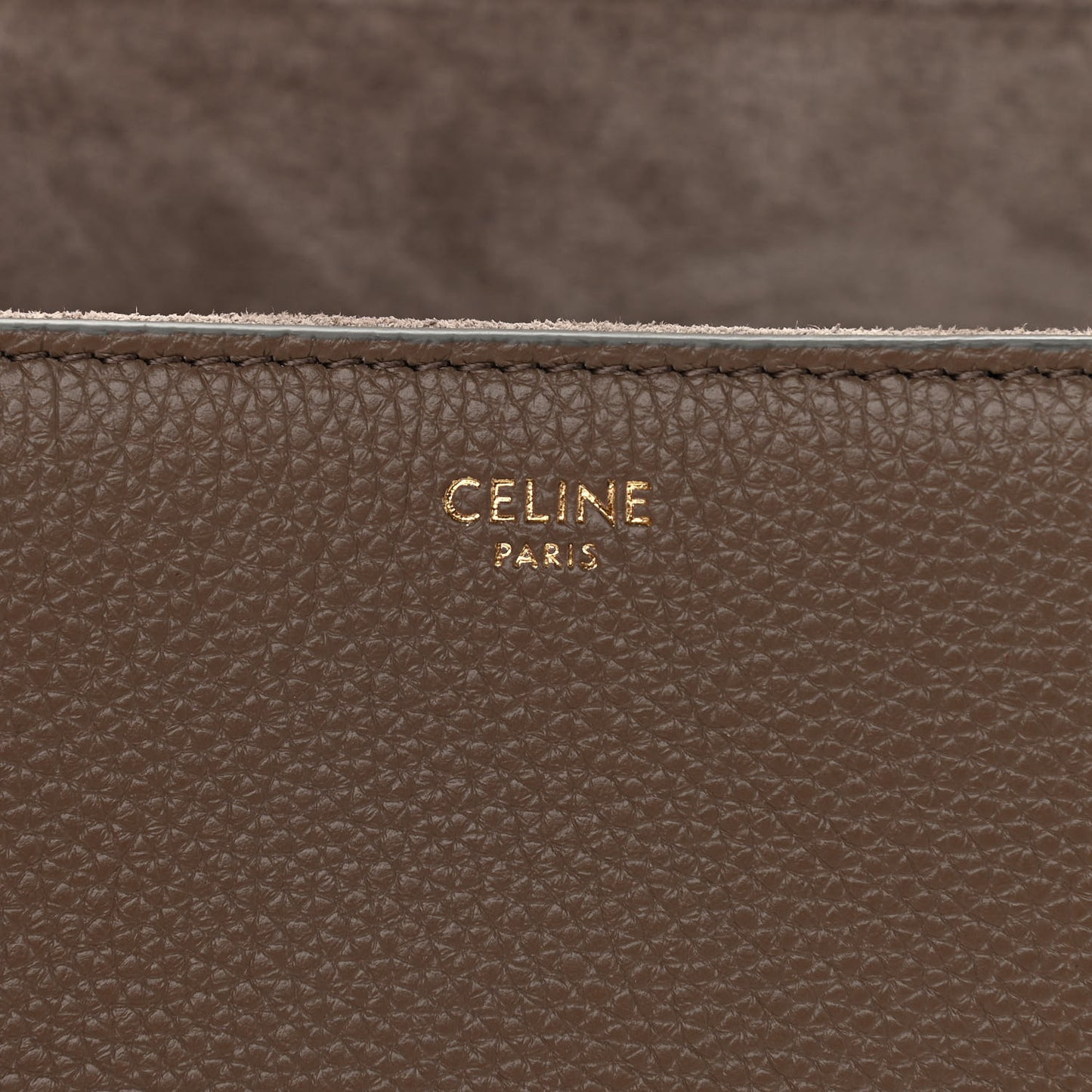 Grained Calfskin Medium Soft 16 Bag Beige