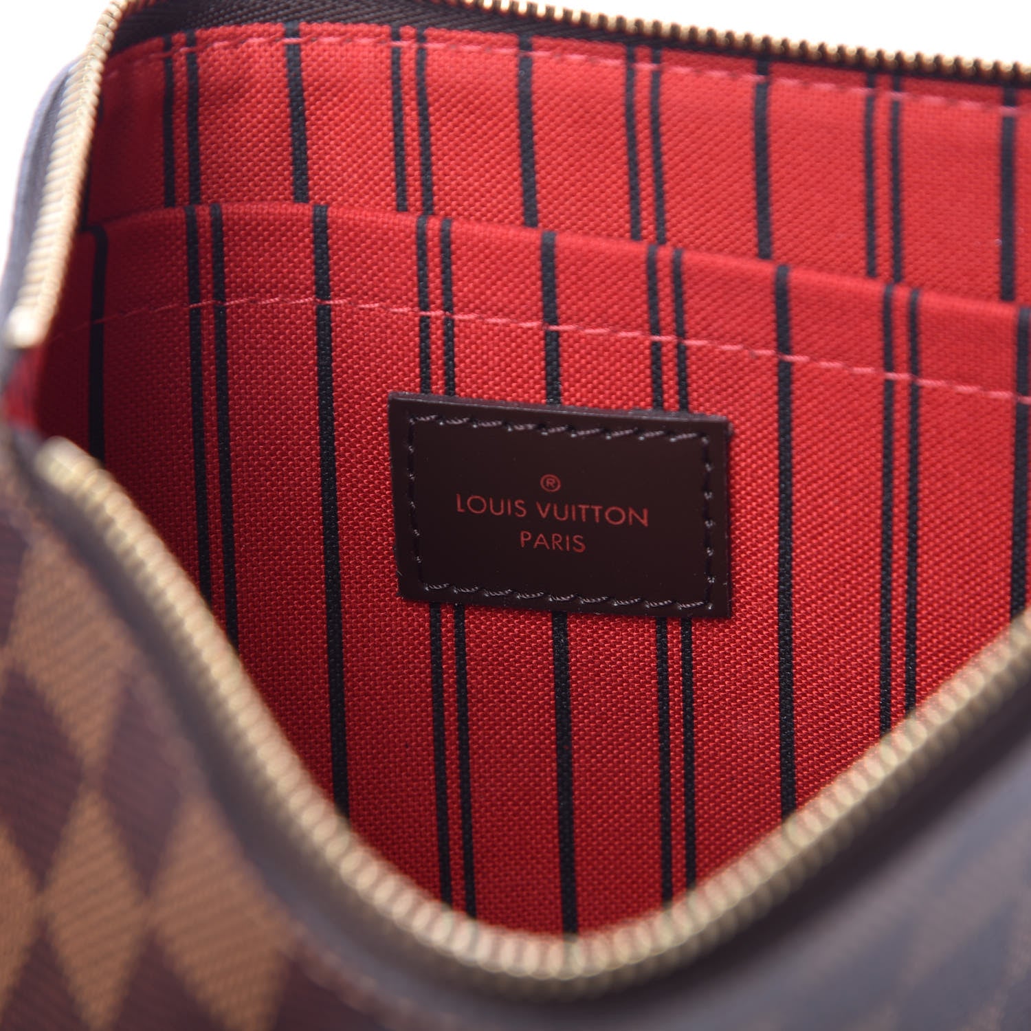 Louis Vuitton Damier Ebene Neverfull MM GM Pochette 6 of 8