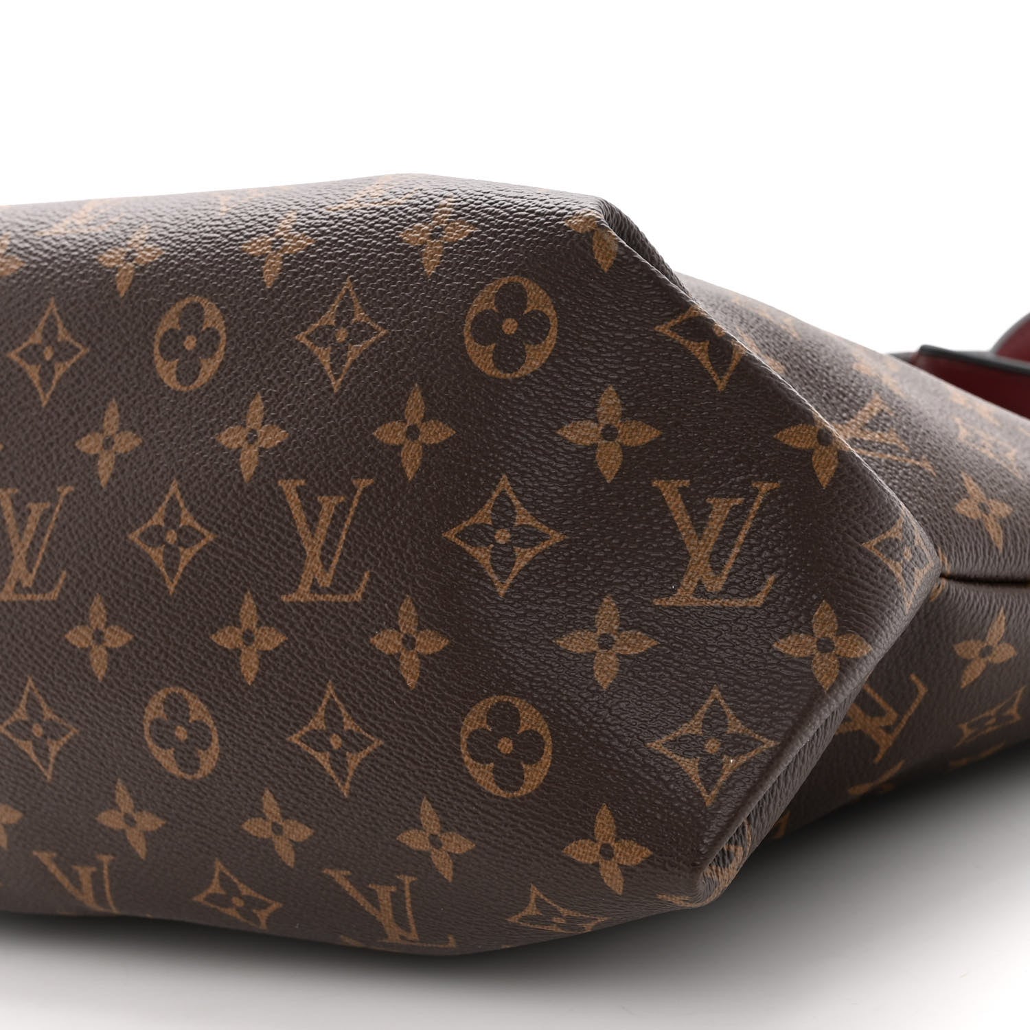 Louis Vuitton Monogram Flower Zipped Tote MM Bordeaux 9 of 10
