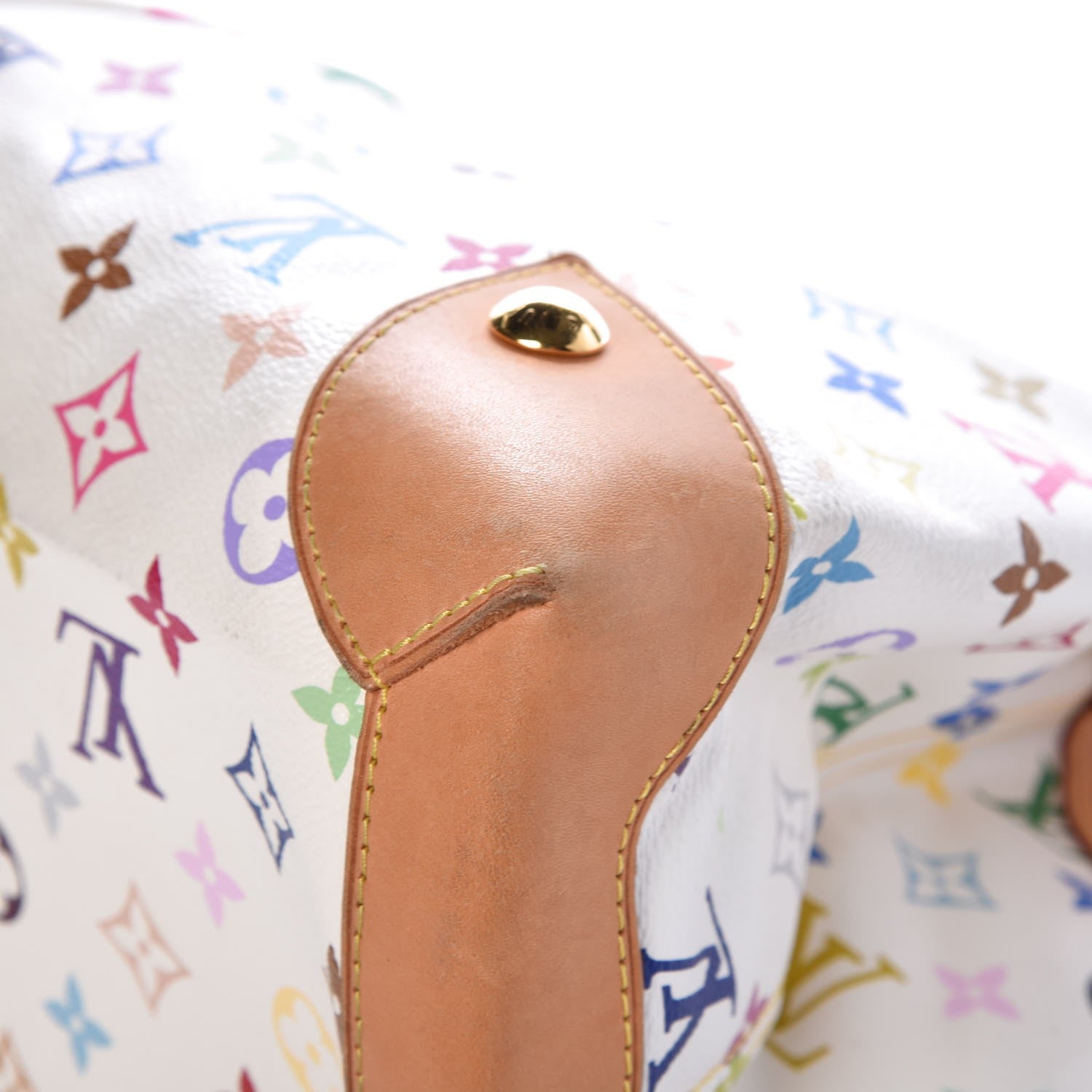 Louis Vuitton Monogram Multicolor Ursula White 10 of 14
