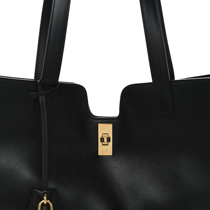 Celine Smooth Calfskin Cabas 16 Bag Black 7 of 9