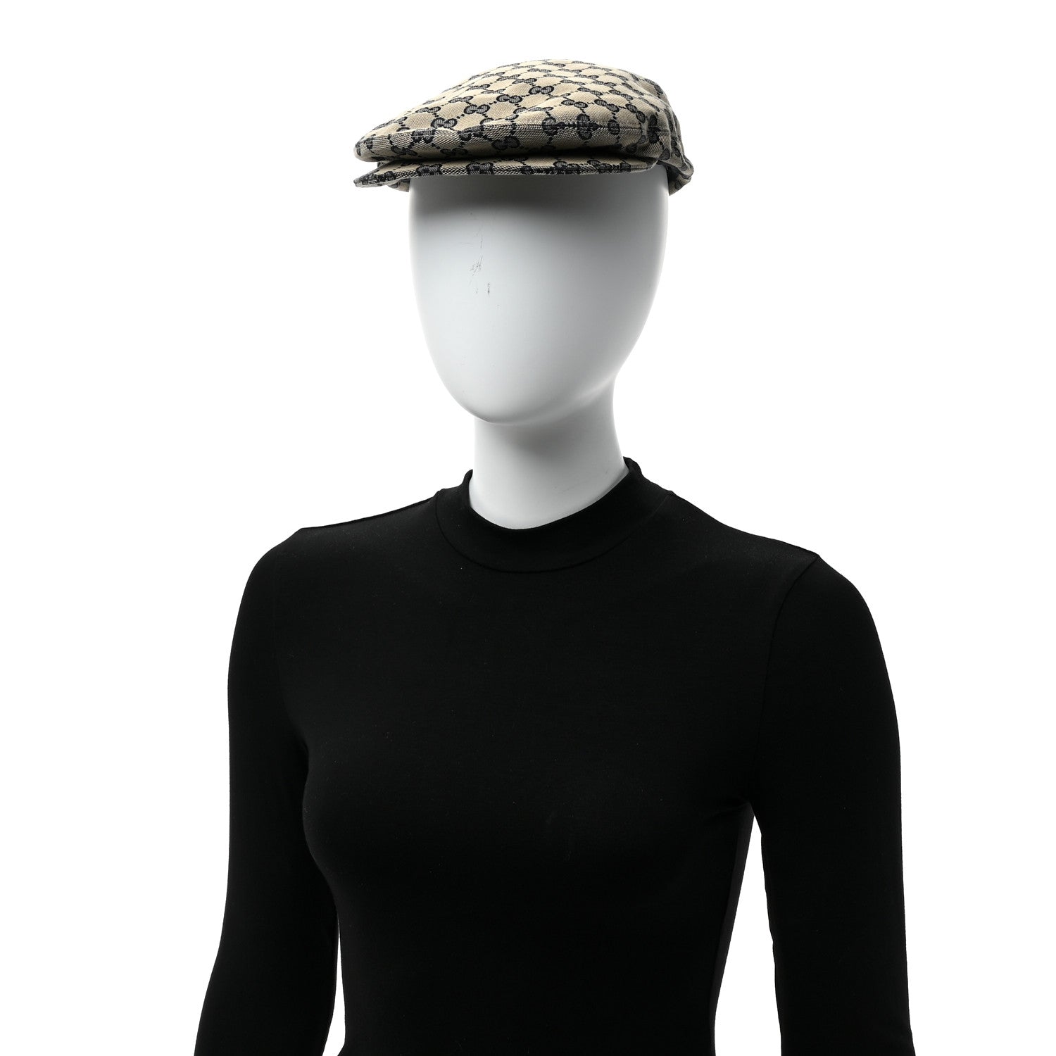Gucci Monogram Flat Cap S Navy 2 of 6