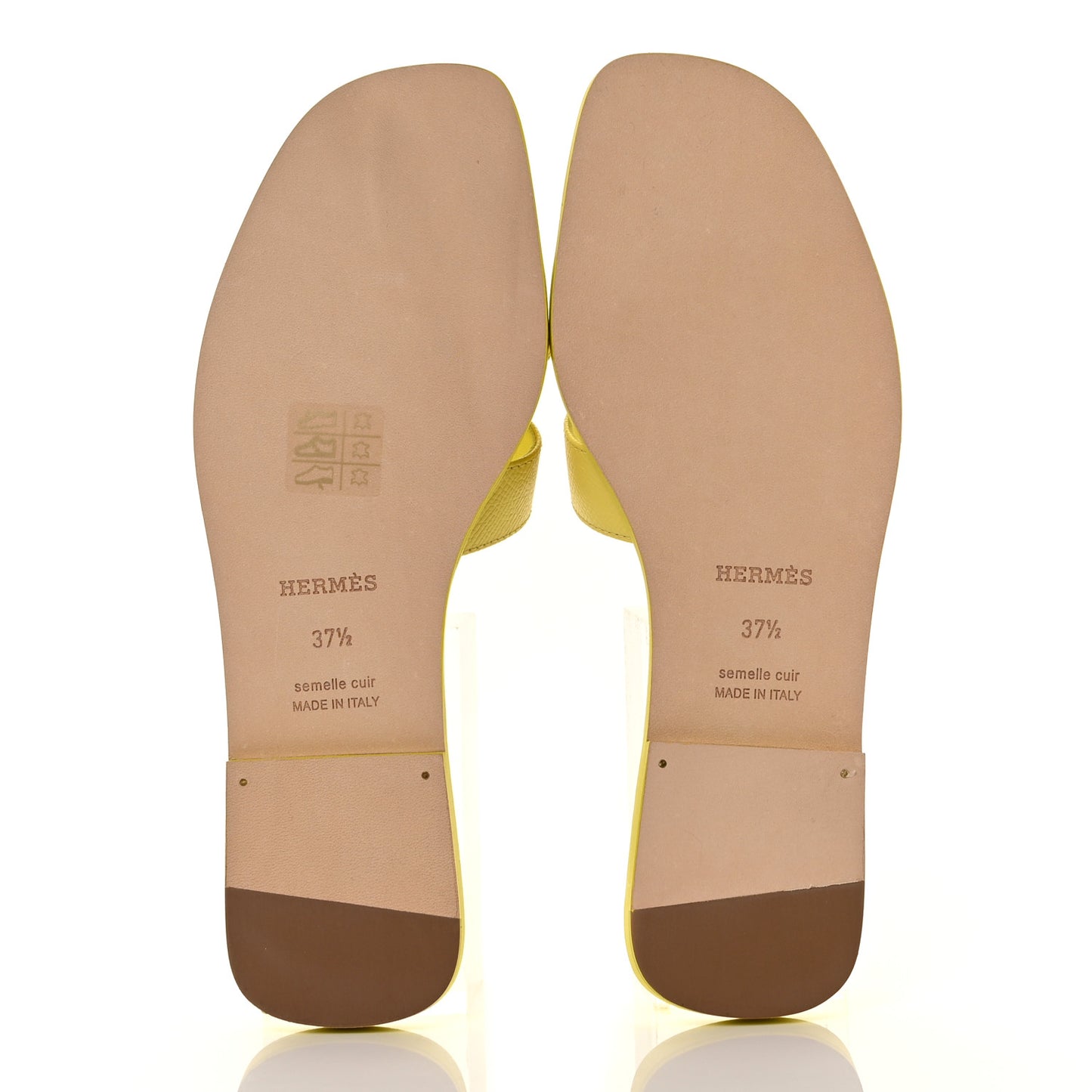 Epsom Oran Sandals 37.5 Jaune Pollen