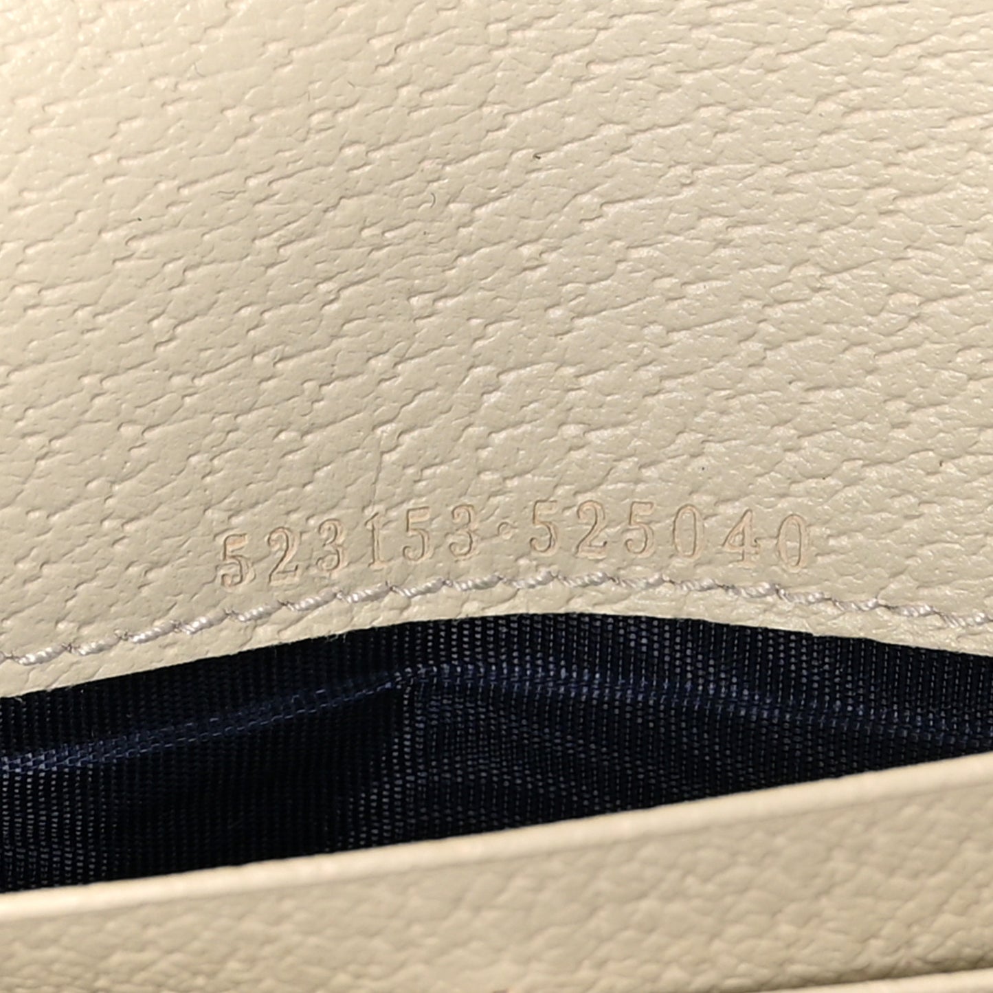 GG Supreme Monogram Textured Calfskin Web Ophidia Continental Wallet Beige White