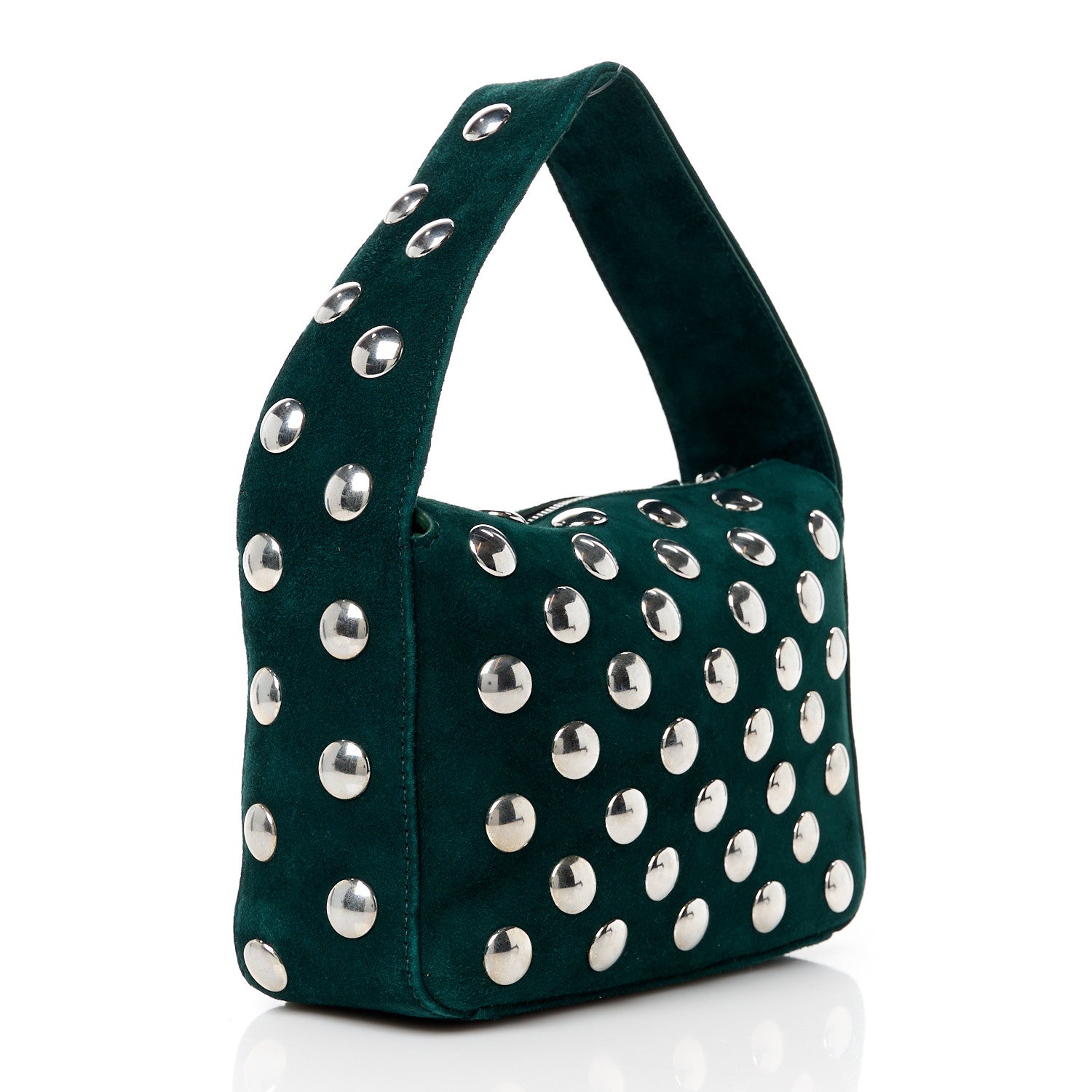Khaite Studded Small Elena English Green 3 of 9