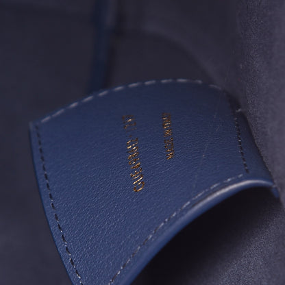 Saint Laurent Calfskin Toy Shopping Tote Denim 8 of 8