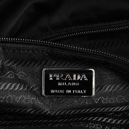 Prada Tessuto Nylon Saffiano Messenger Bag Nero Black 6 of 7