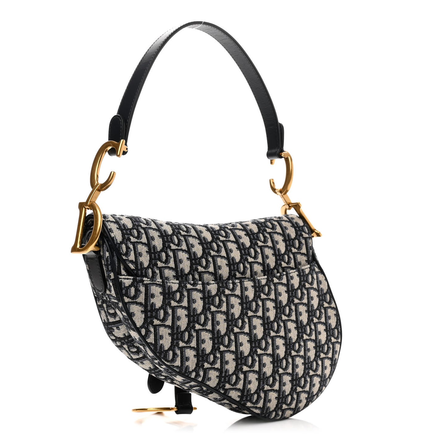 Oblique Saddle Bag Blue