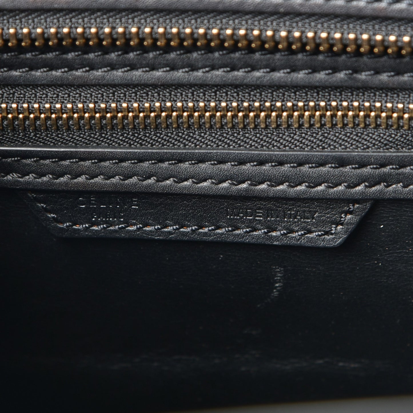 Smooth Calfskin Micro Luggage Black