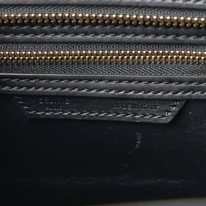 Celine Smooth Calfskin Micro Luggage Black 7 of 9