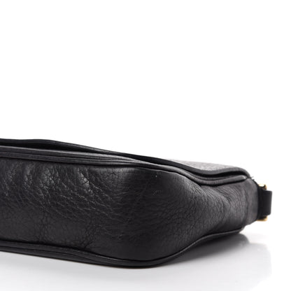 Gucci Pebbled Calfskin Small Soho Flap Crossbody Black 7 of 12