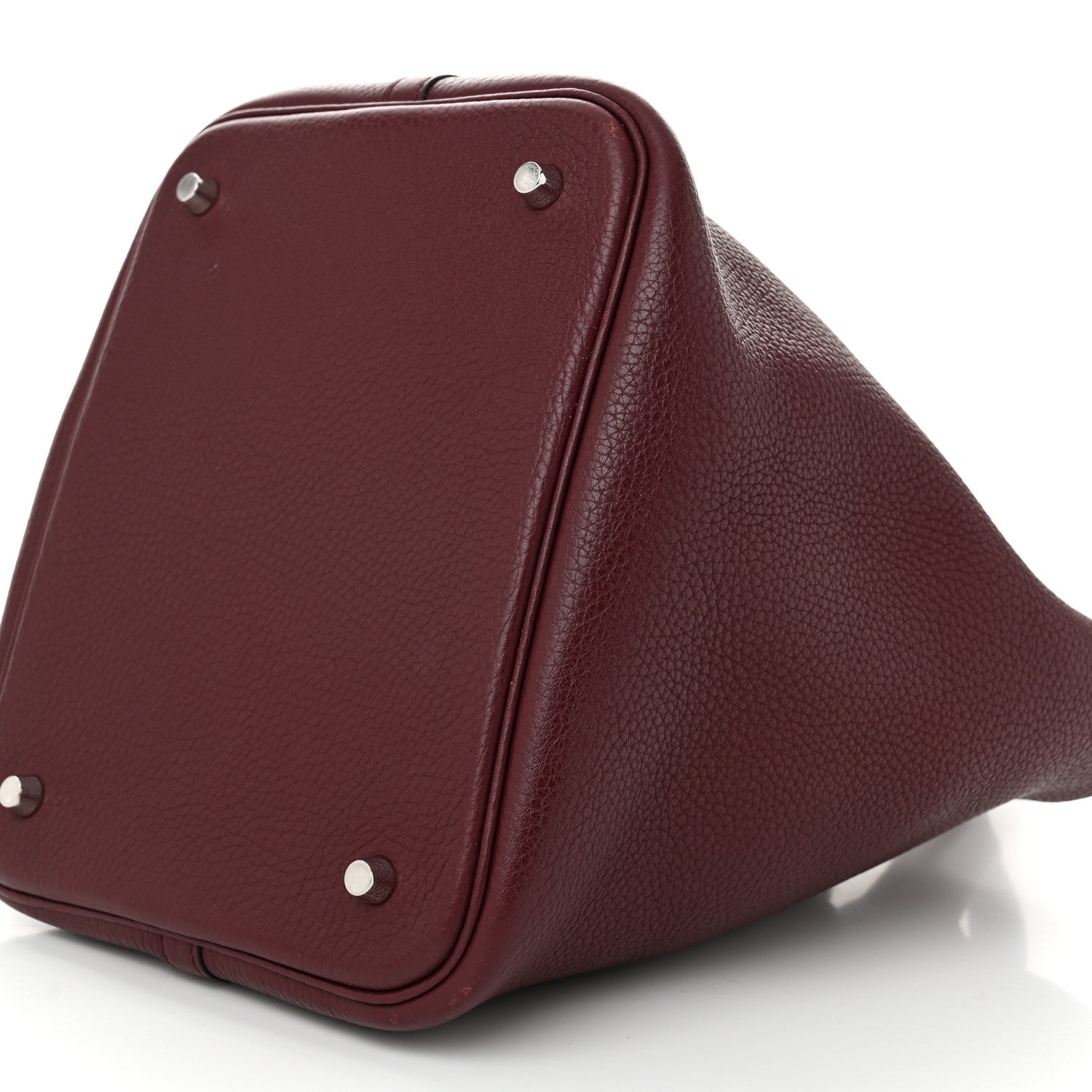 Hermes Taurillon Clemence Picotin Lock 22 MM Bordeaux 10 of 11