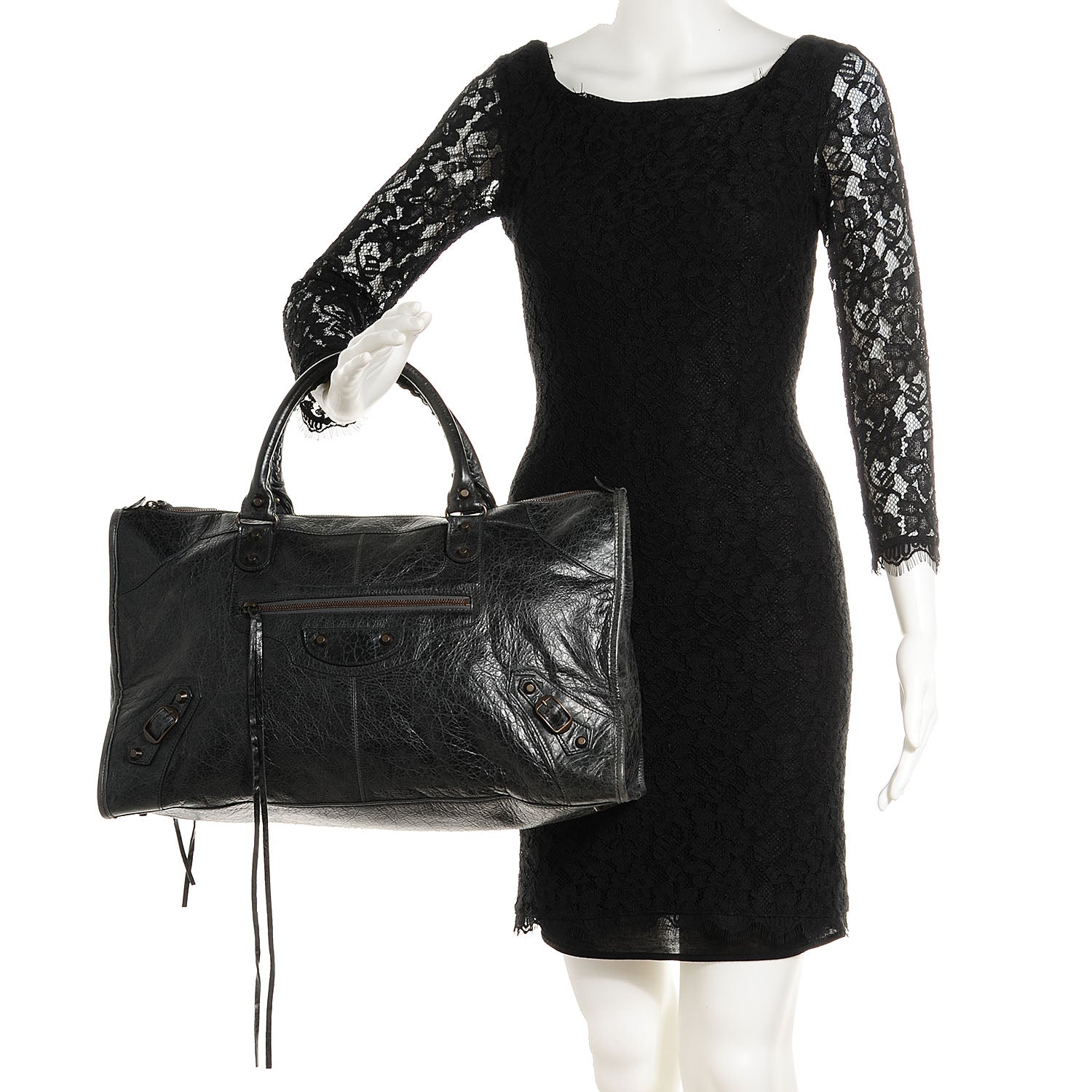 Balenciaga Chevre Classic Hardware Work Plomb 2 of 12