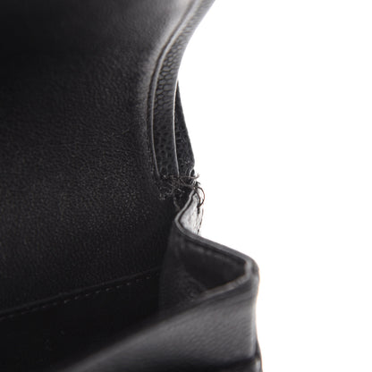Chanel Caviar Quilted Medium Double Flap Black 8 of 12