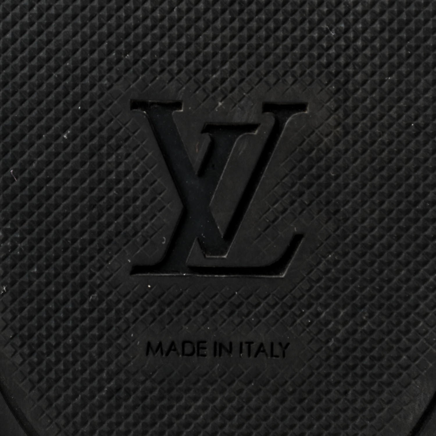 Louis Vuitton Rubber Monogram Mens Waterfront Mules 11 Macassar 6 of 7