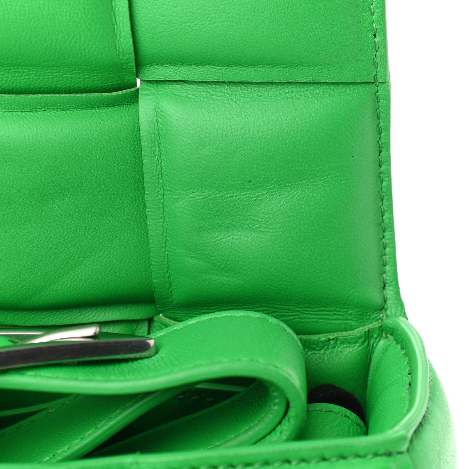 Bottega Veneta Nappa Maxi Intreccio Padded Cassette Crossbody Bag Parakeet 12 of 13