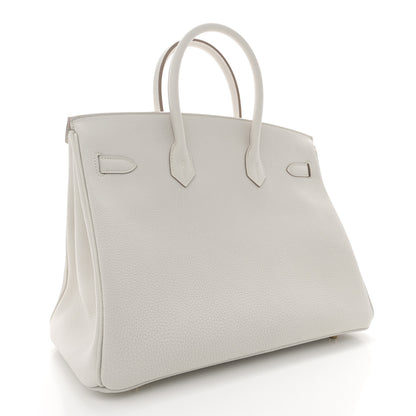Hermes Togo Birkin 35 Gris Pale 3 of 12