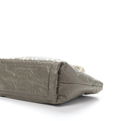 Chanel Nylon Quilted Small Coco Cocoon Reversible Tote Gray 7 of 19