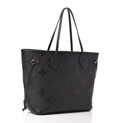 Louis Vuitton Empreinte Monogram Giant Neverfull MM Black 3 of 9