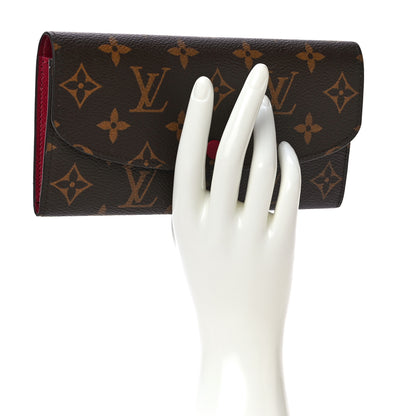 Louis Vuitton Monogram Emilie Wallet Fuchsia 2 of 13
