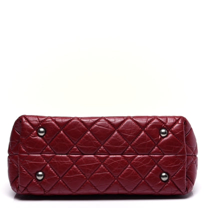 Chanel Aged Calfskin Quilted Reissue 2.55 Tote Red 10 of 14