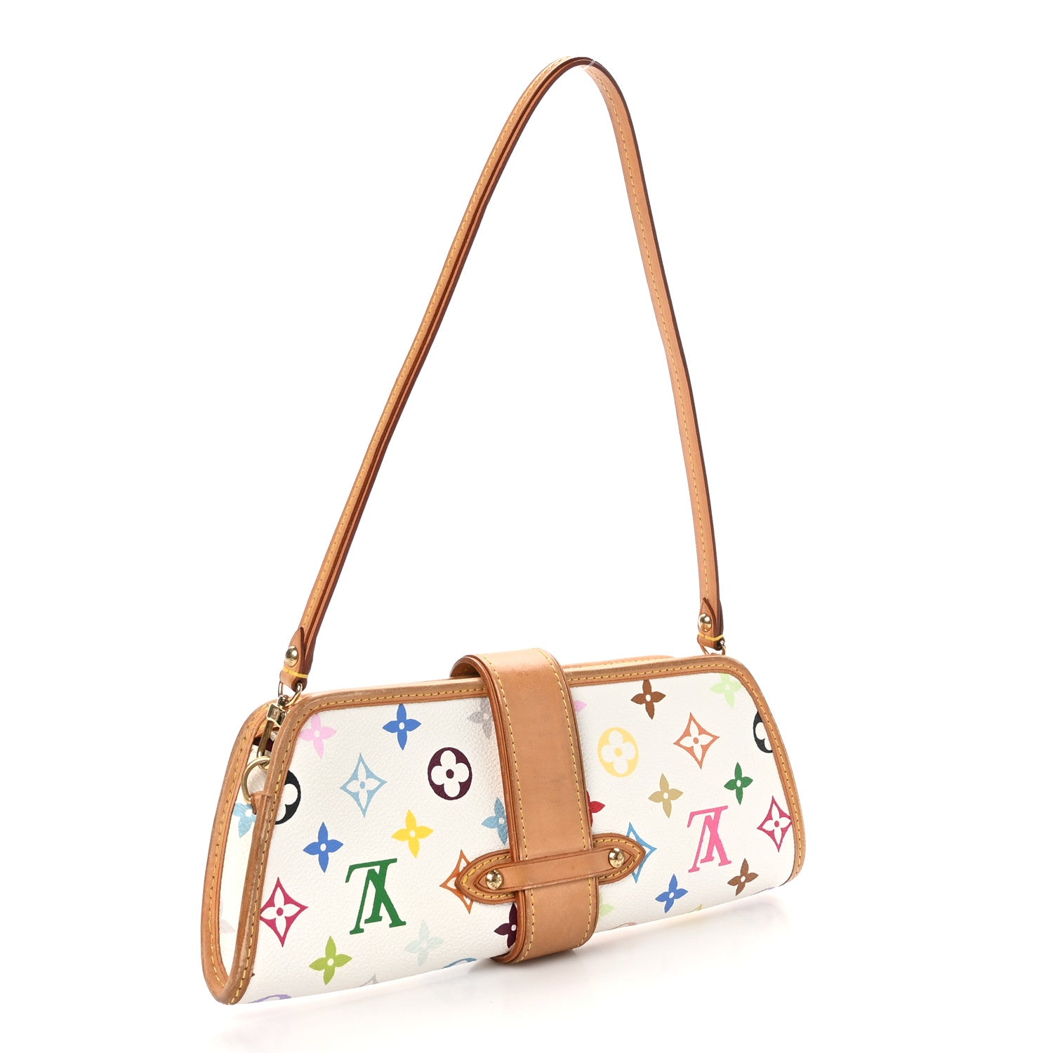 Louis Vuitton Monogram Multicolor Shirley White 3 of 9