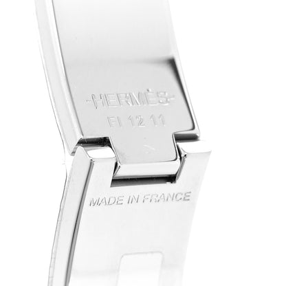 Hermes Enamel Narrow Clic Clac H Bracelet PM Rose Dragee 5 of 6