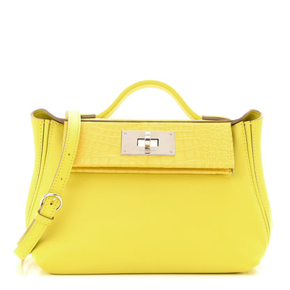 Hermes Evercolor Matte Alligator Touch 24/24 21 Lime Mimosa 1 of 9