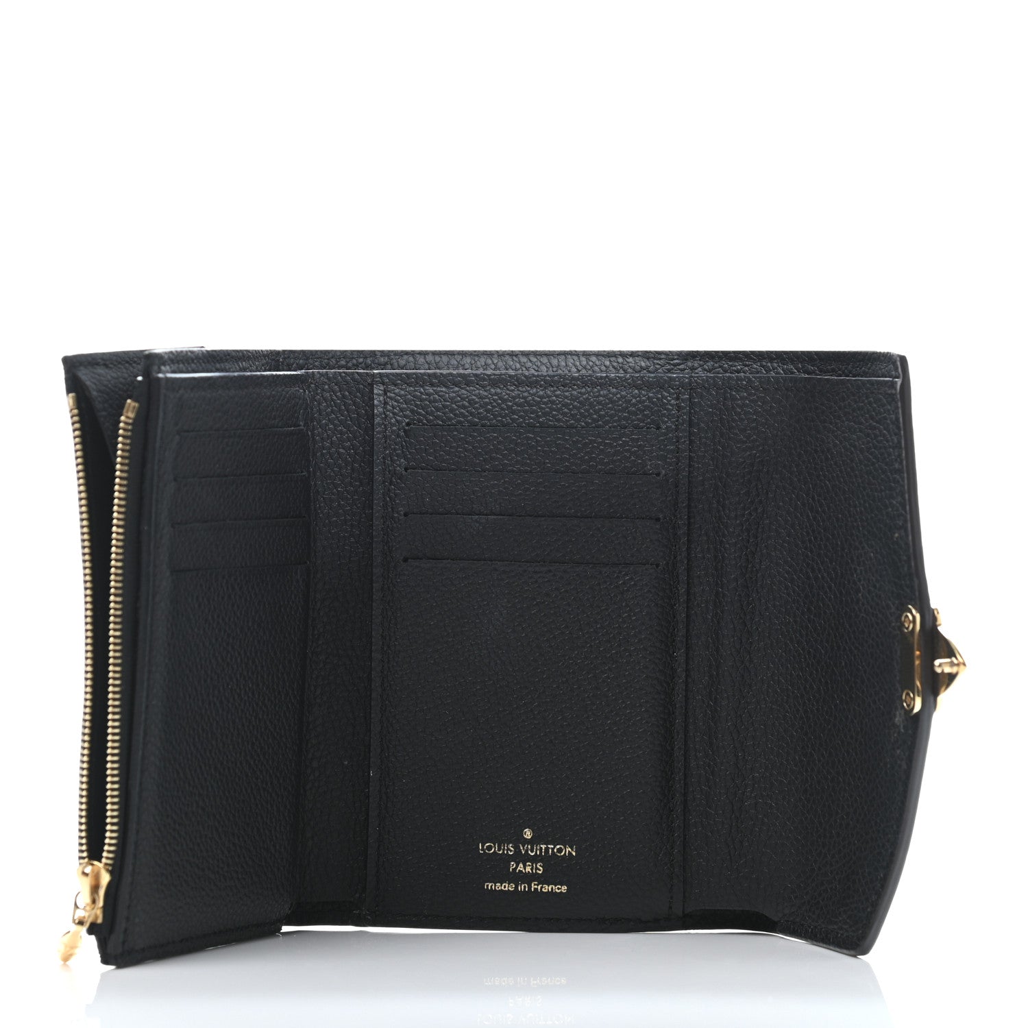 Louis Vuitton Monogram Pallas Compact Wallet NM Black 4 of 4
