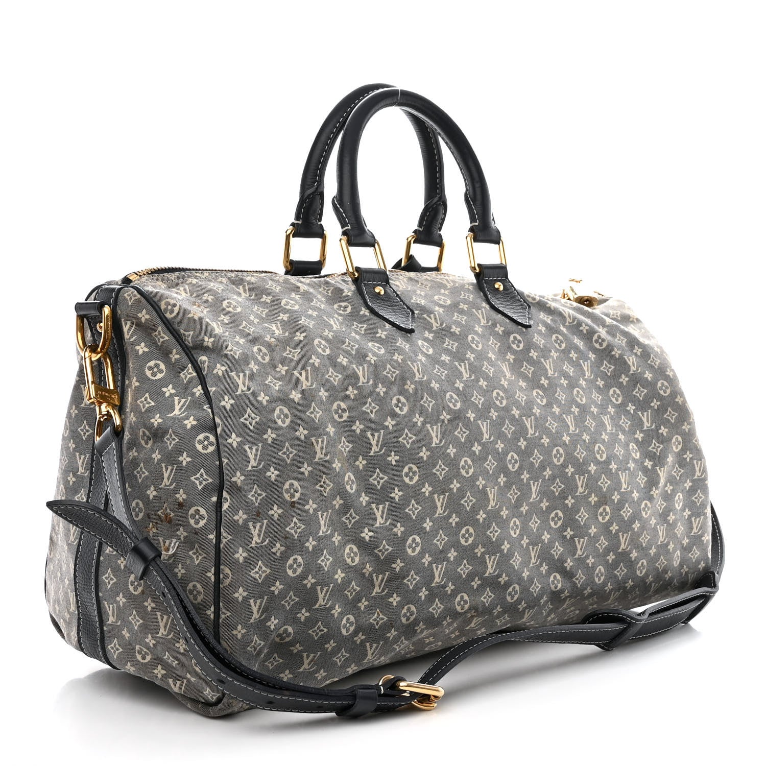 Louis Vuitton Monogram Idylle Speedy Voyage Bandouliere 45 Encre 3 of 14
