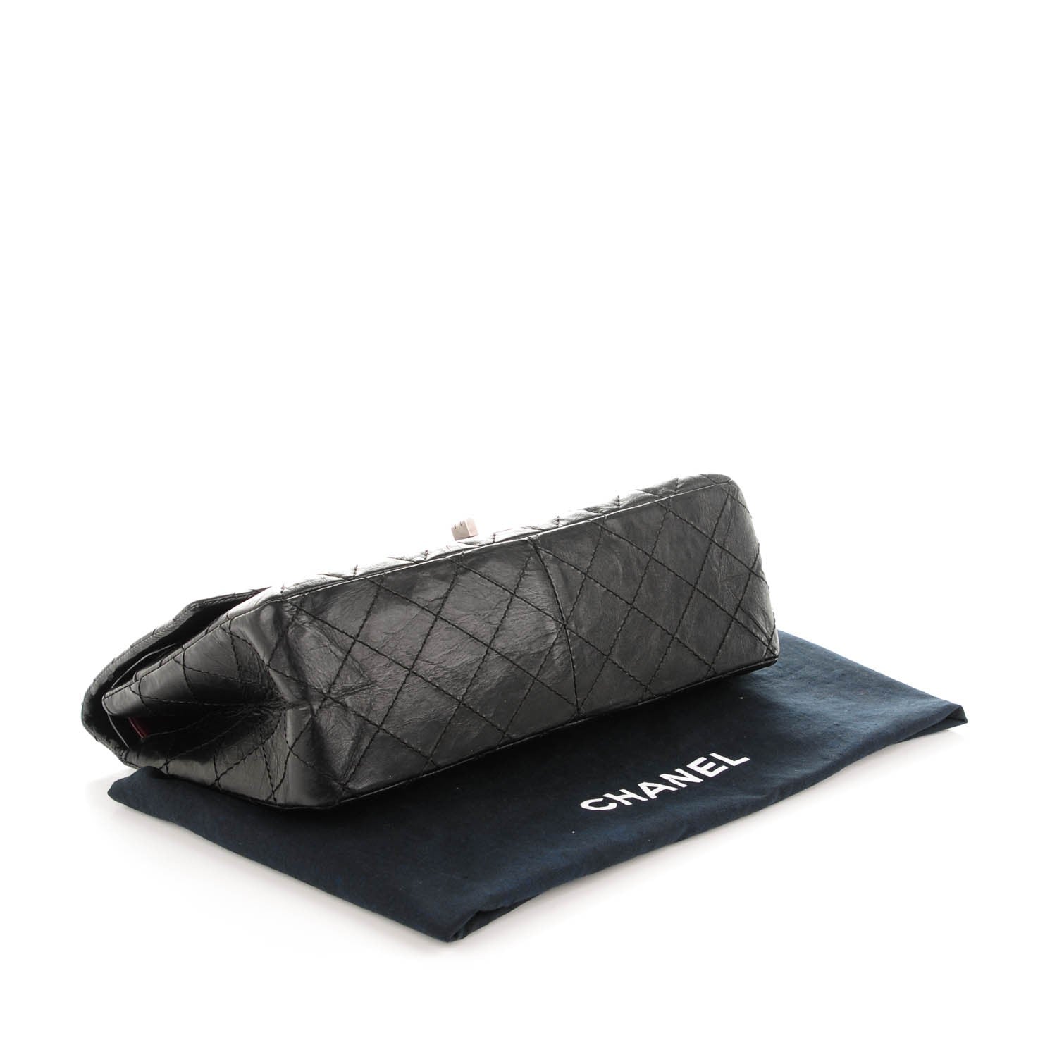 Chanel Aged Calfskin Quilted 2.55 Reissue 226 Flap Black 4 of 7