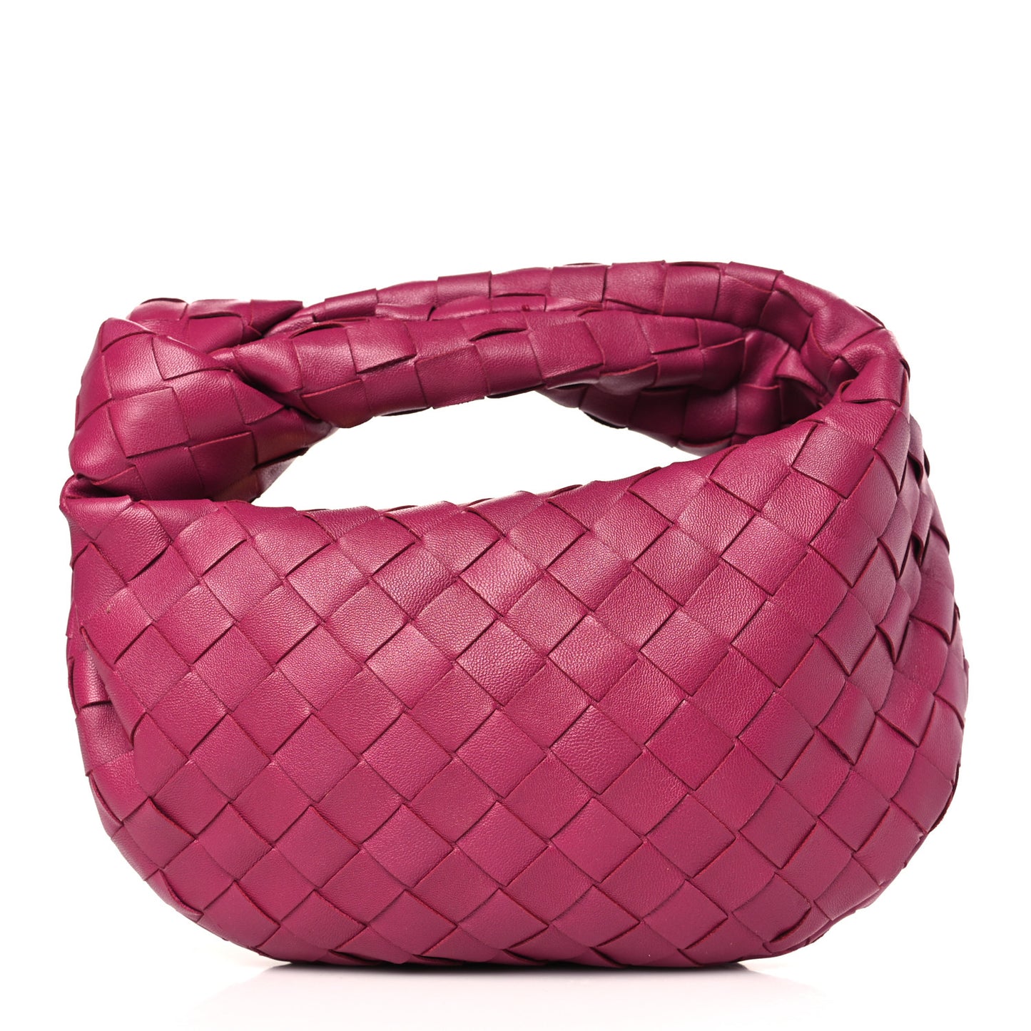 Nappa Intrecciato Mini Jodie Cinnabar