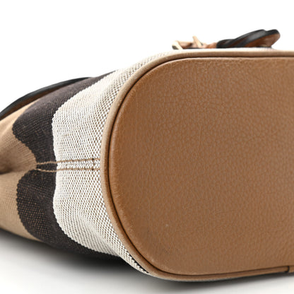 Burberry Canvas Mega Check Crossbody Brown 8 of 11