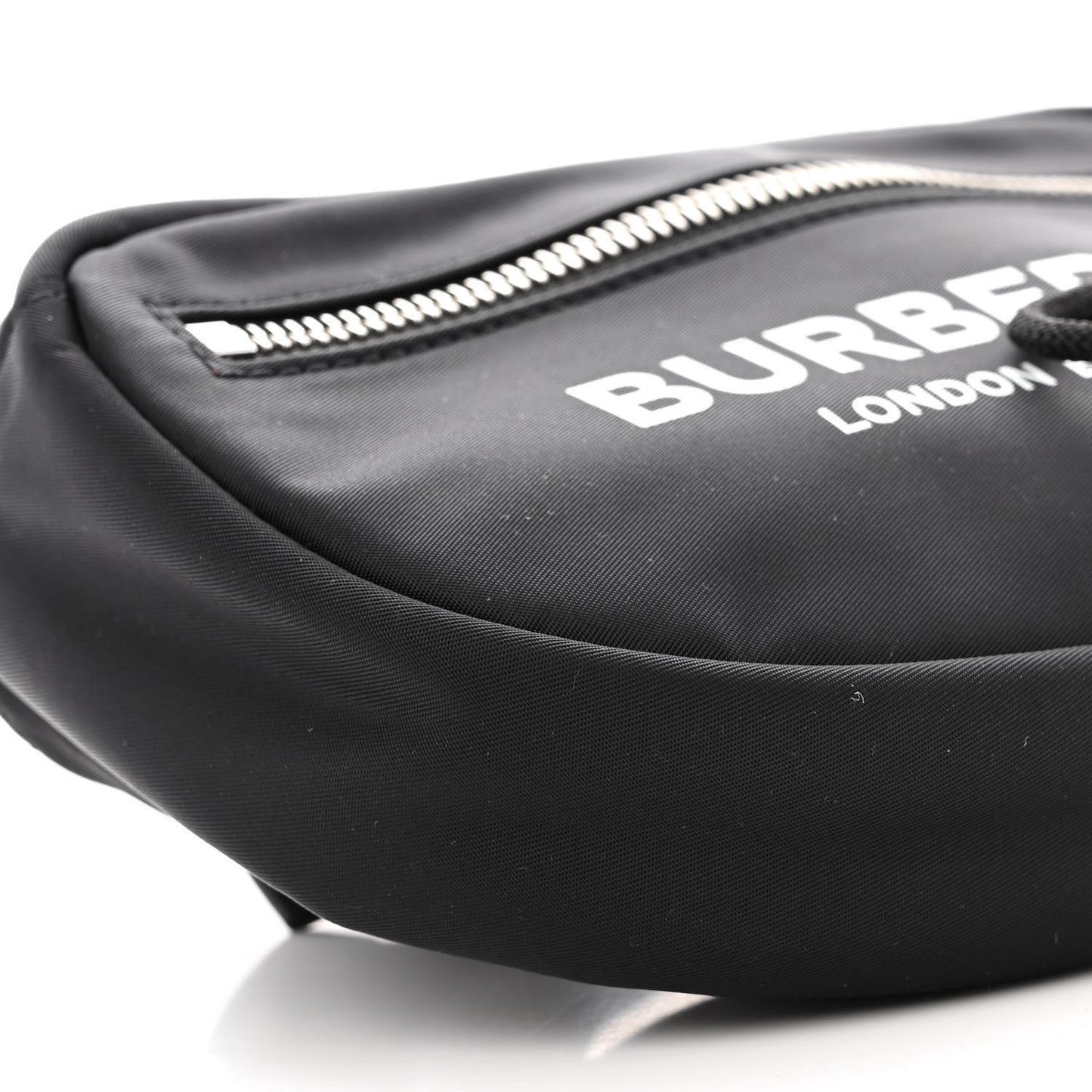 Econyl Logo Print Small Cannon Bum Bag Black