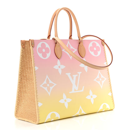 Louis Vuitton Monogram Giant By The Pool Hawaii Onthego GM Light Pink 3 of 10