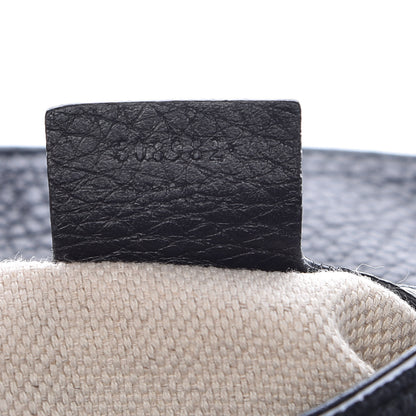Gucci Pebbled Calfskin Medium Soho Chain Shoulder Bag Black 7 of 12