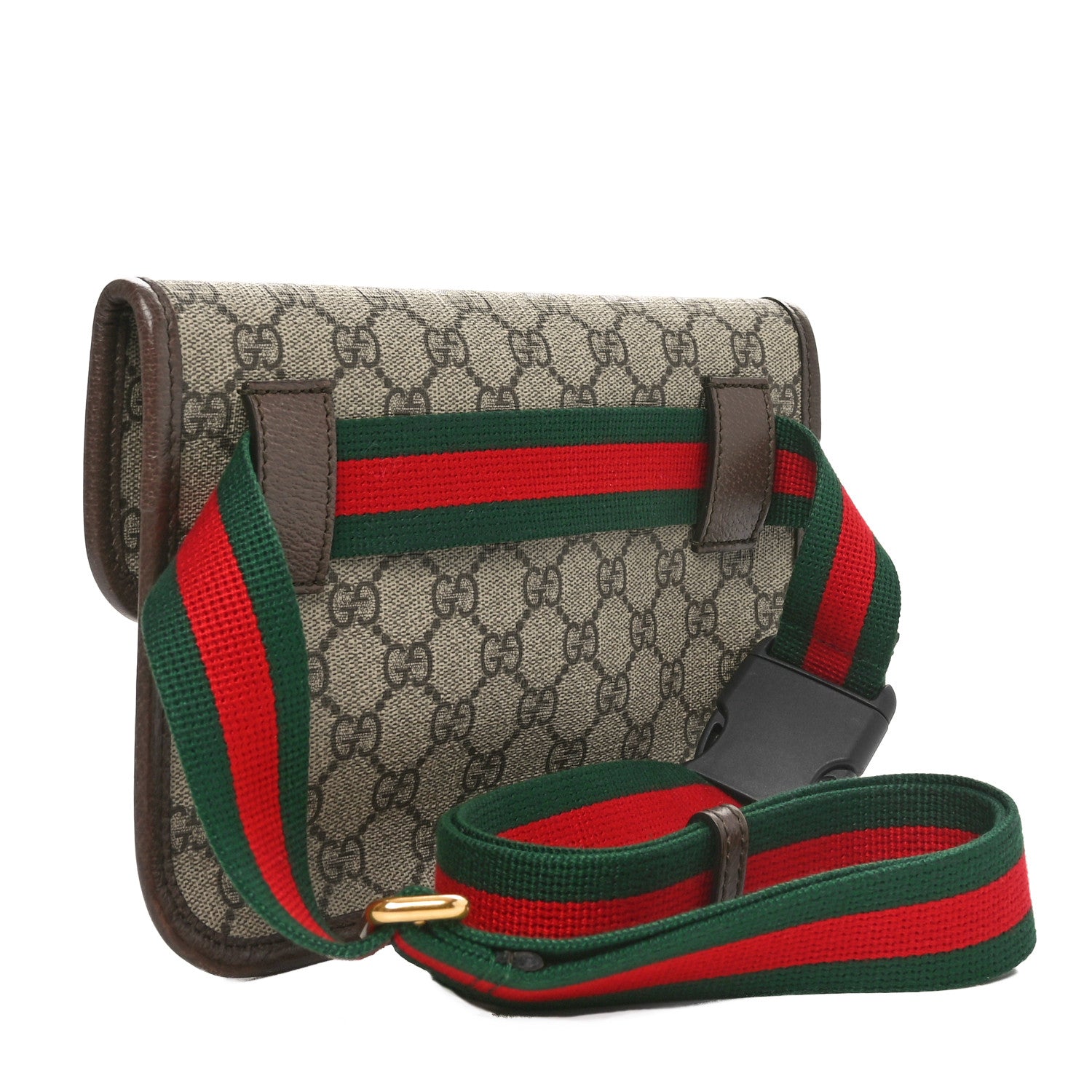 Gucci GG Supreme Monogram Neo Vintage Web Belt Bag Brown 2 of 11