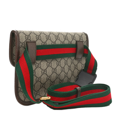 Gucci GG Supreme Monogram Neo Vintage Web Belt Bag Brown 2 of 11