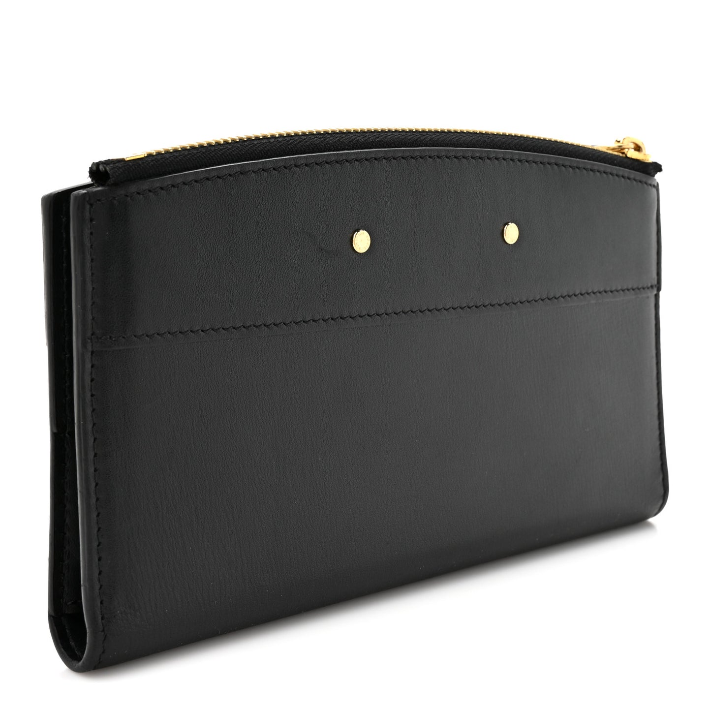 Calfskin City Steamer Wallet Black