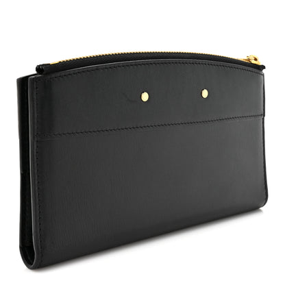 Louis Vuitton Calfskin City Steamer Wallet Black 3 of 9