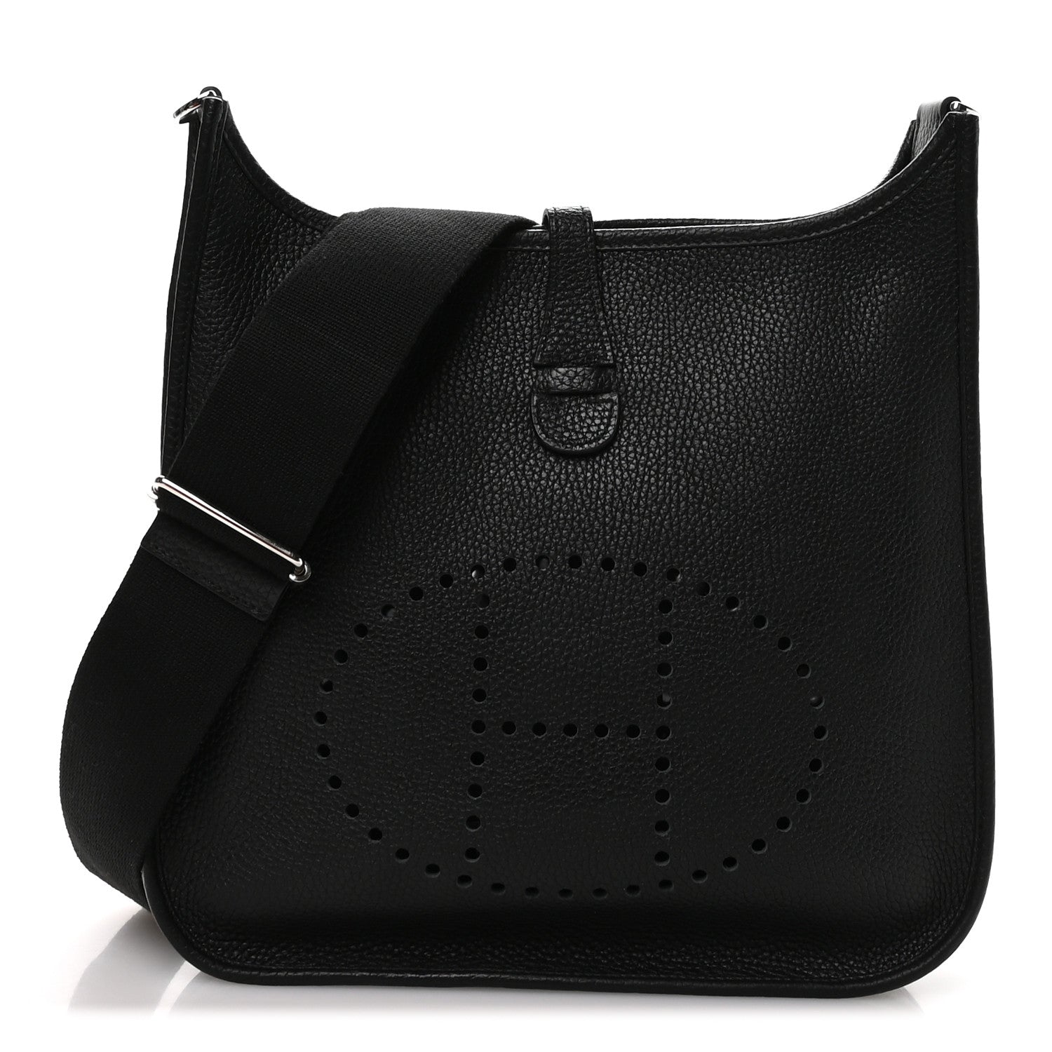 Hermes Taurillon Clemence Evelyne III PM Black 1 of 11