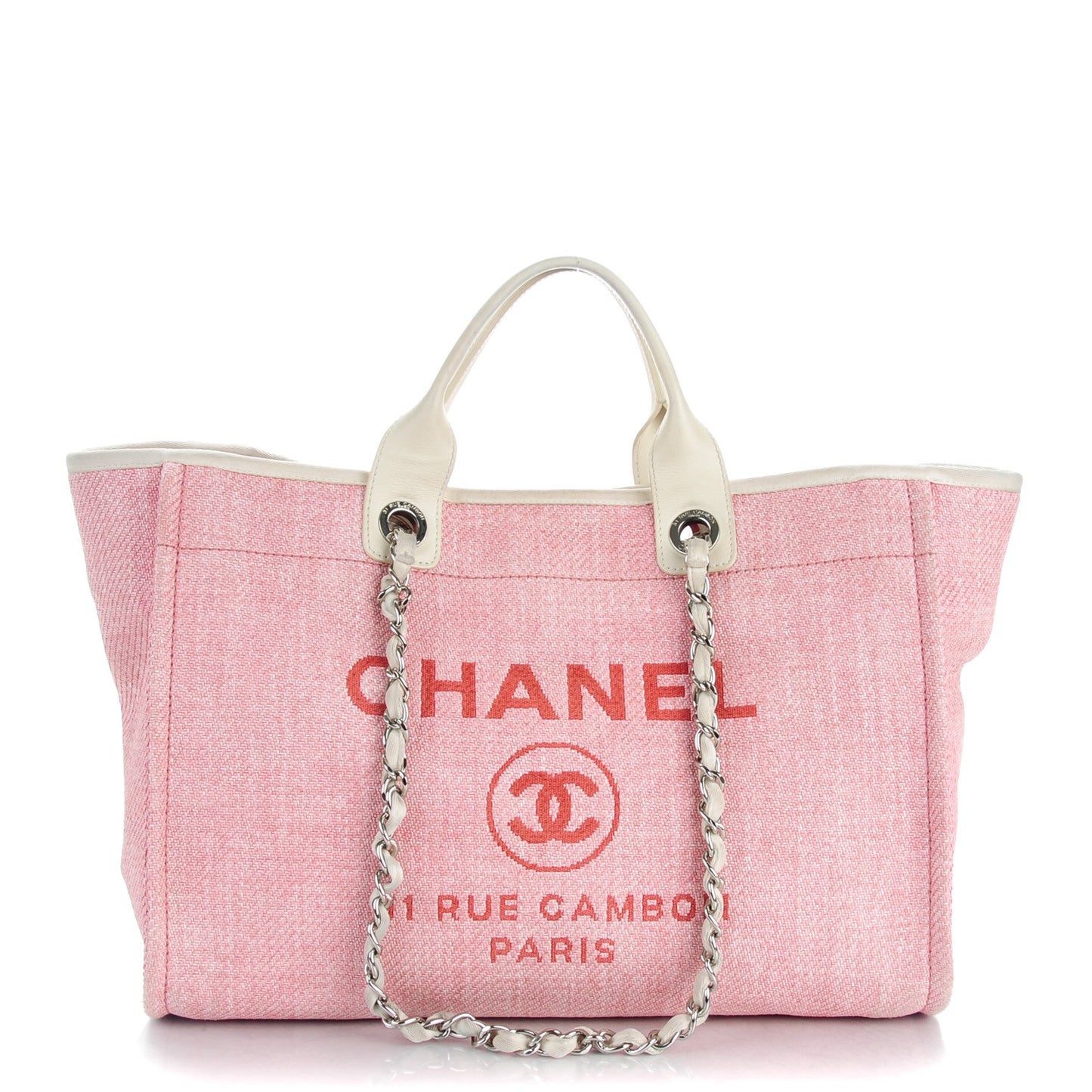 Canvas Large Deauville Tote Pink
