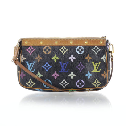 Louis Vuitton Monogram Multicolor Pochette Accessories Black 1 of 10